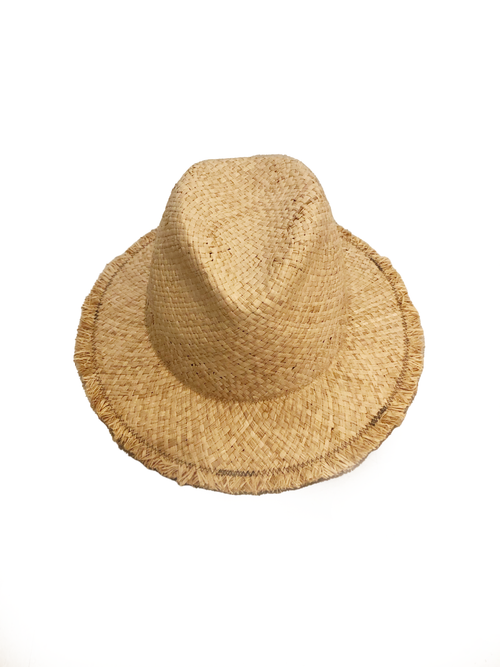 Lola Ehrlich Straw "Dads" Hat in Natural