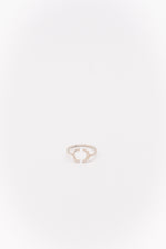 Melissa Joy Manning Sterling Silver Open Semicircle Ring