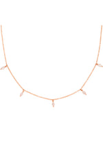 Valley Rose 14k Gold and Diamond Ara Necklace