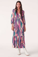 BA&SH Wina Dress in Blue