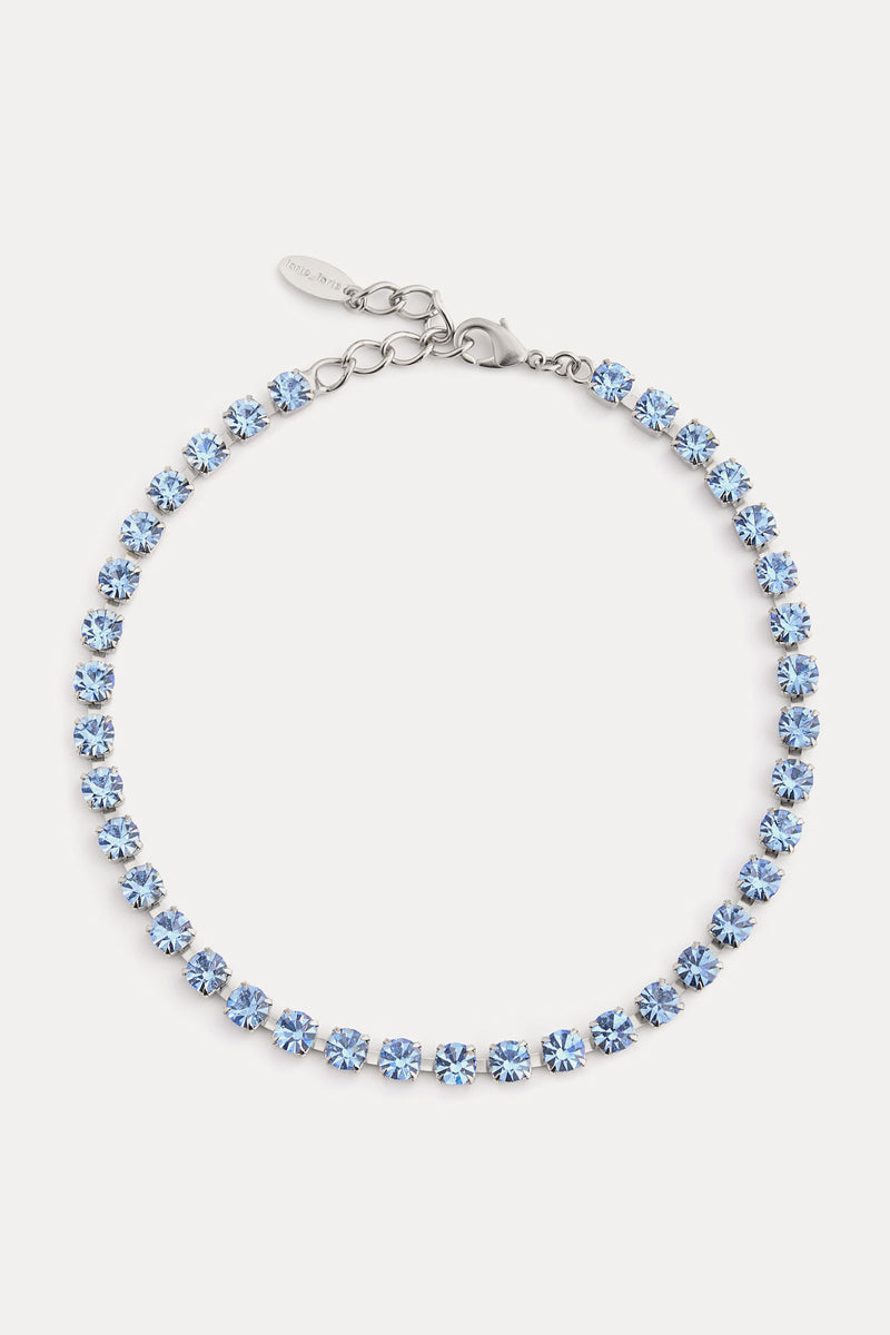 Forte Forte Small Crystal Choker in Sky Dust