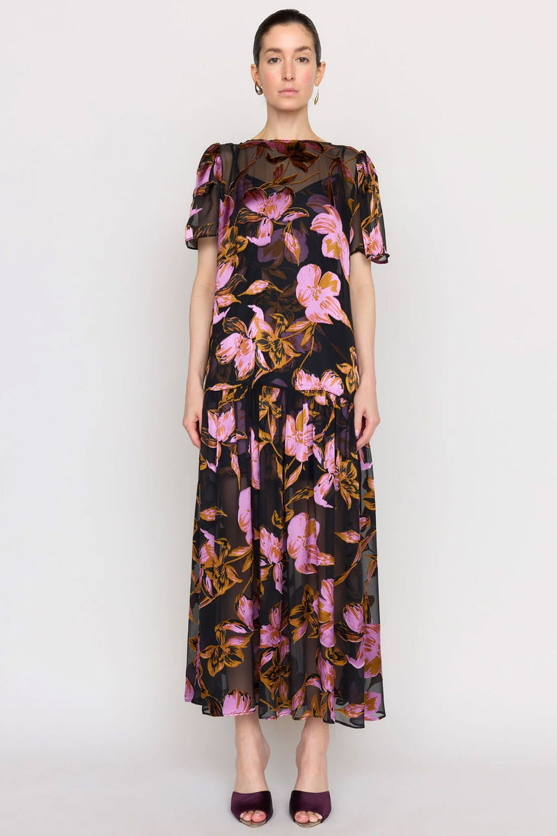 Christy Lynn Adele Dress in Evening Lily