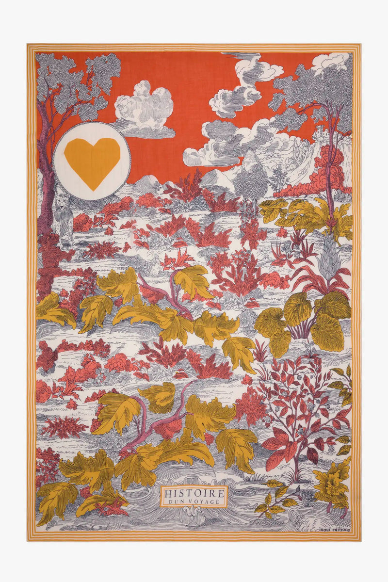 Inoui Editions Histoire Scarf in Yellow