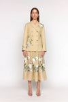 Christy Lynn Brenna Blazer in Sand Embroidery