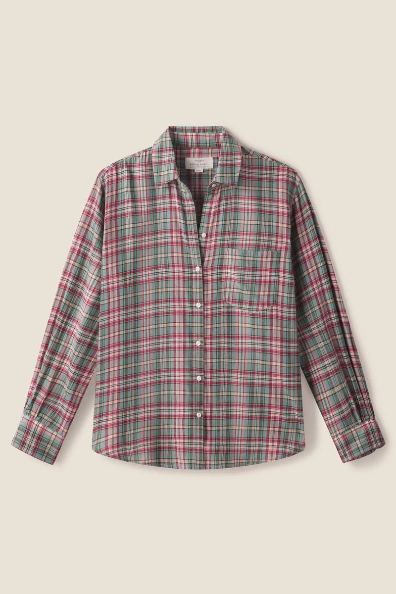 Trovata Blake Oversized Shirt in Fairmont Plaid