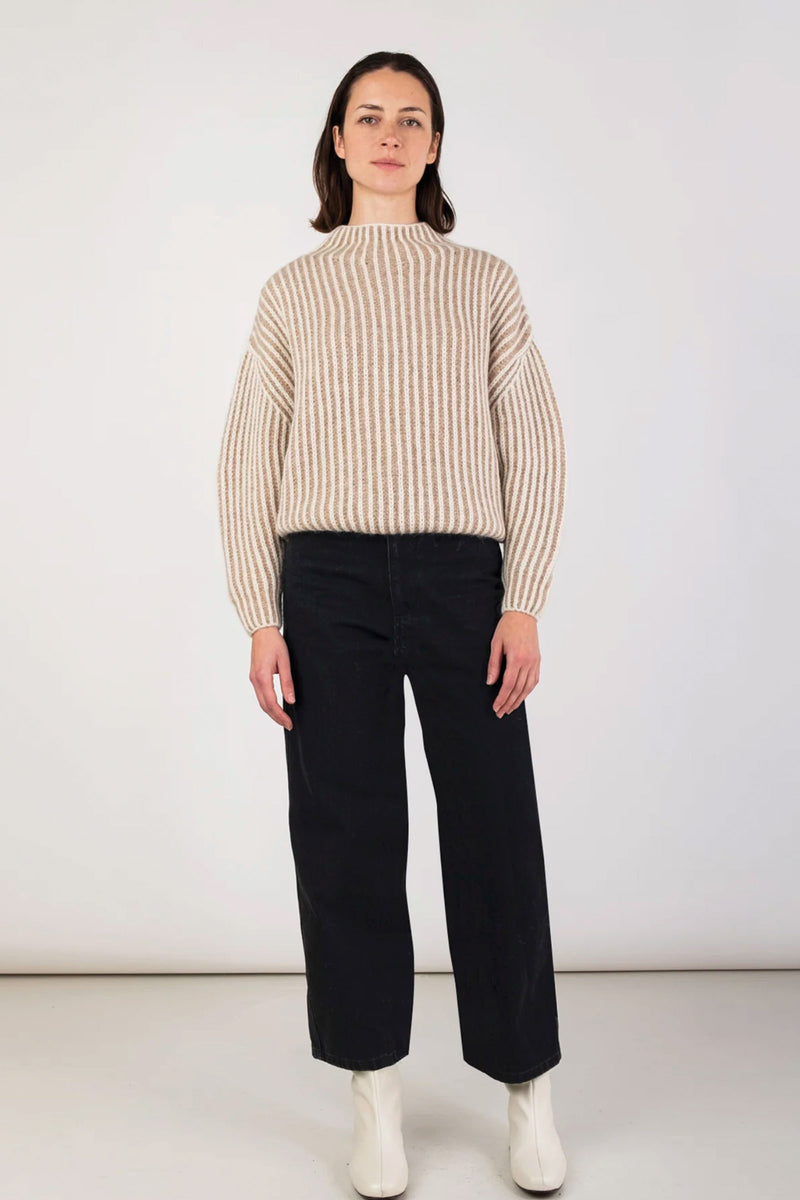 Micaela Greg Ines Sweater in Oatmeal