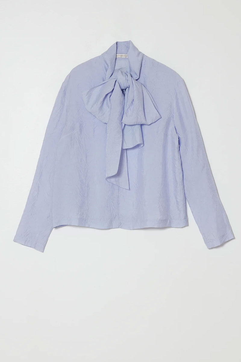 Atelier Delphine Scarf Blouse in Pale Iris