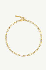 Soko Mini Ellipse 24K Gold Plated Link Bracelet