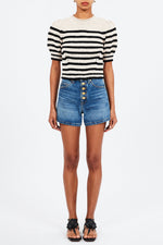 Ulla Johnson Pia Top in Sailor Stripe