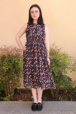 No.6 Pheobe Dress in Black Wisteria