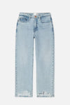 Frame Le Jane Crop Bite Hem Fizz Indigo