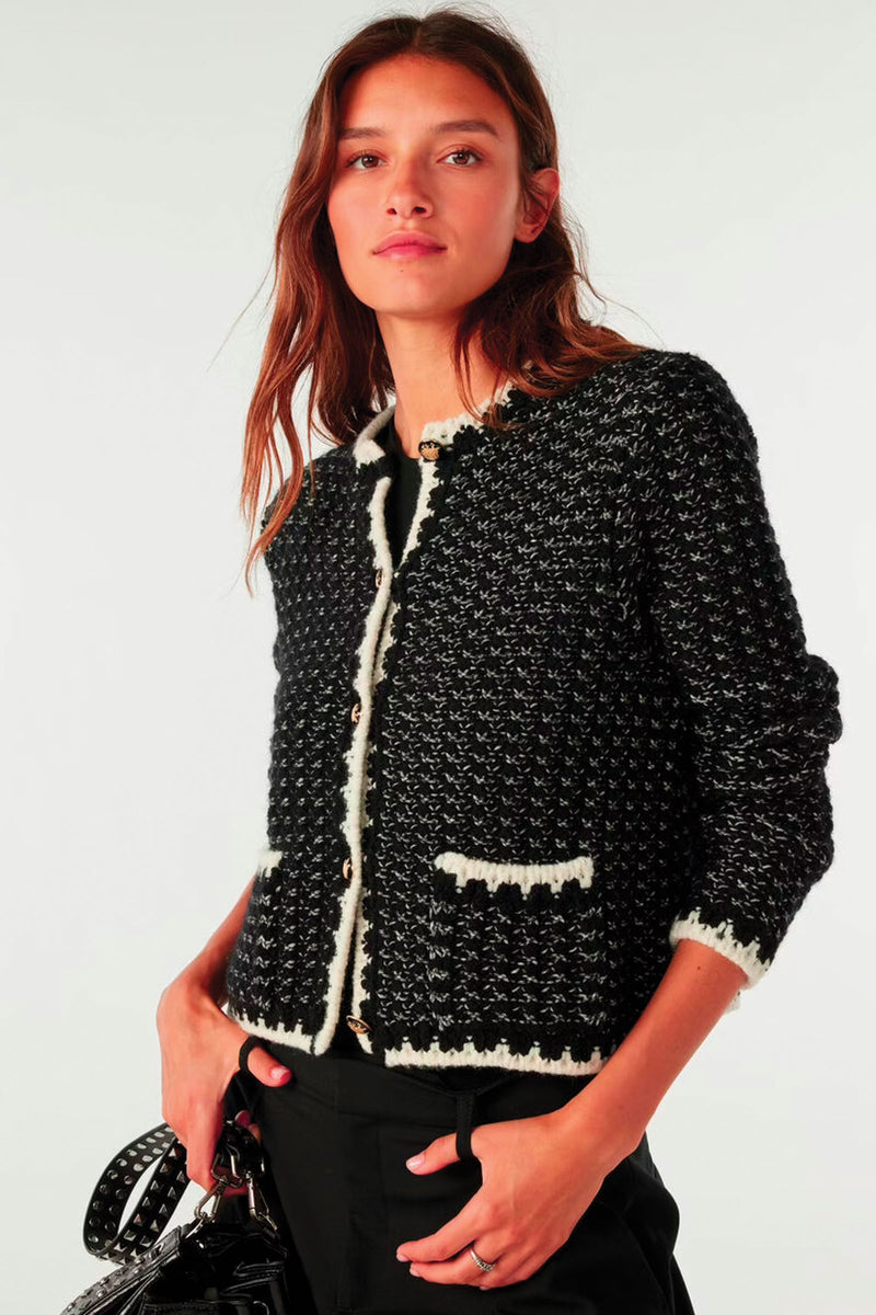 BA&SH Bill Cardigan in Black