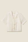 Trovata Inez Shirt in Ivory