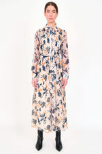 Christy Lynn Karie Dress in Inkblot Ivy