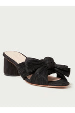 Loeffler Randall Emilia in Black Pleated Bow Heel