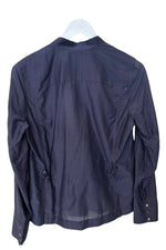 Go Silk Go On Expedition Shacket In Midnight