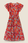 Trovata Kristine Dress in Shoreline Poppy