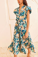 Ulla Johnson Ottillie Dress in Delphinium