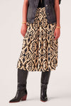 BA&SH Licoli Bohemian Style Skirt in Yellow
