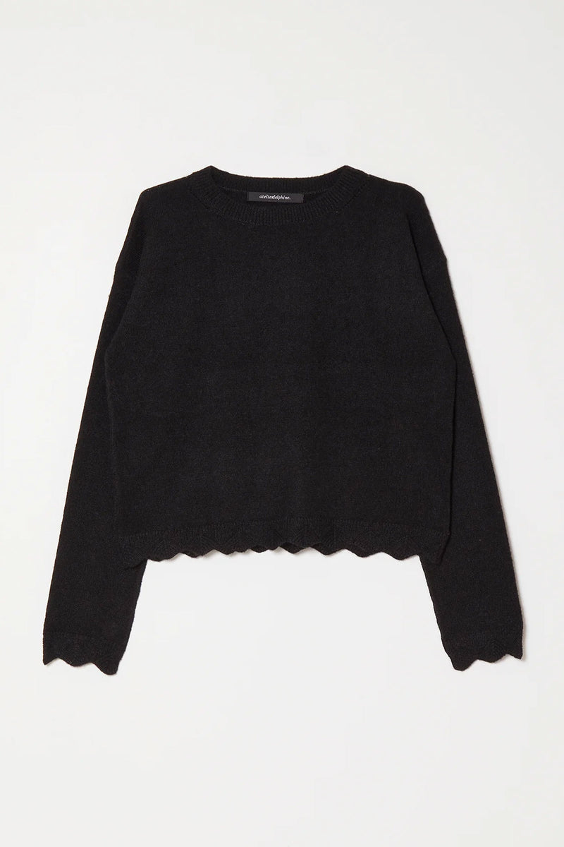 Atelier Delphine Laurel Top in Black