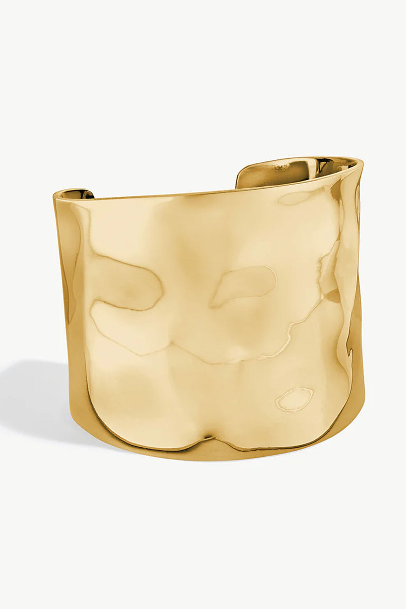 Soko Bahari Band Cuff in 24K Gold Plated