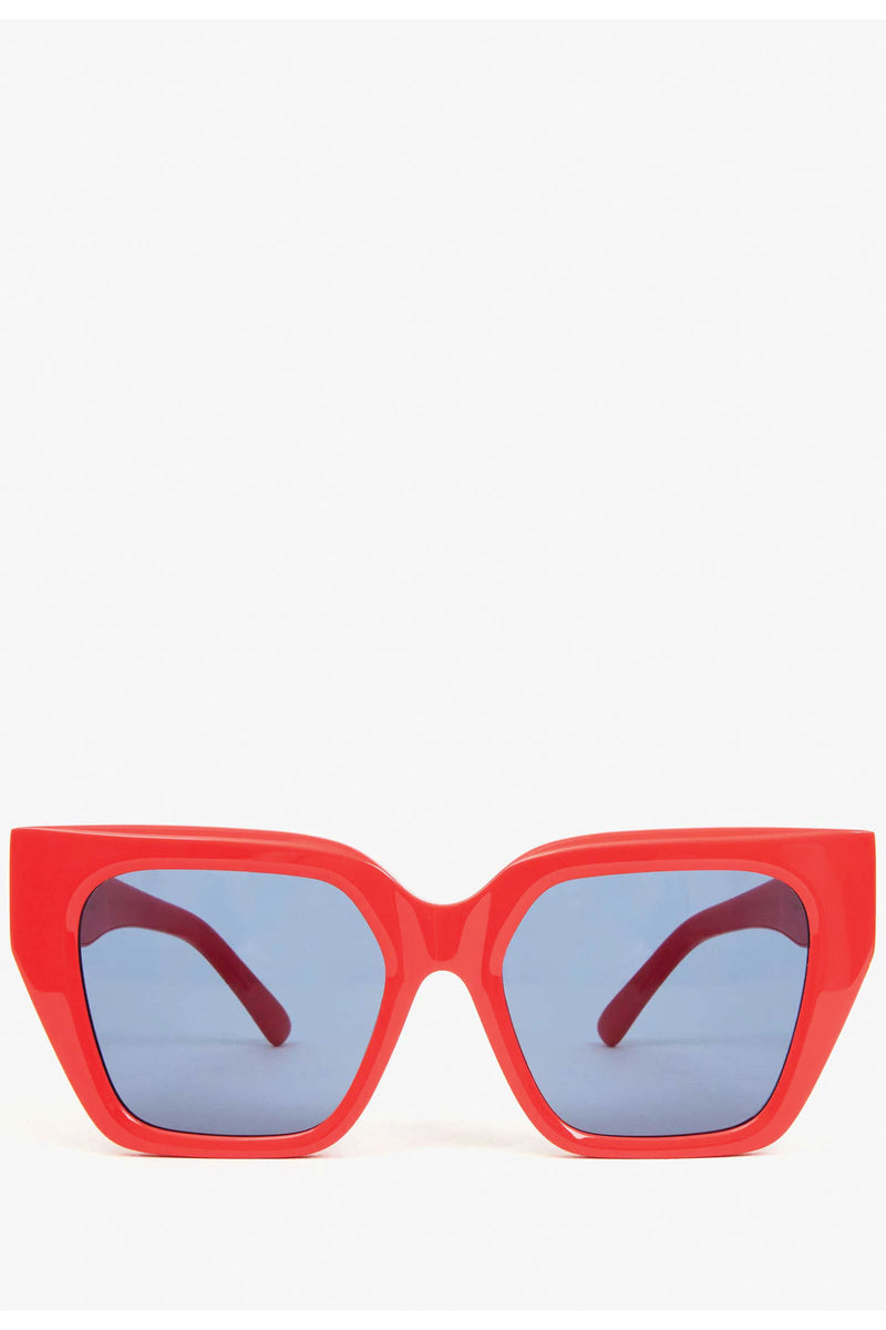 Clare V Heather Sunglasses in Red