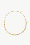 Soko Delicate 24K Gold Plated Ellipse Collar Necklace