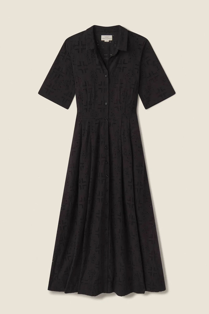 Trovata Aster Dress in Black Handerkerchief