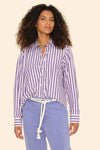 Xirena Beau Shirt in Blue Rose Stripe