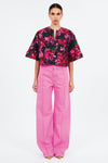Ulla Johnson Suri Blouse in Hibiscus