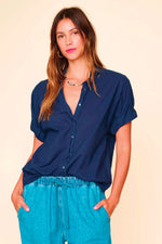 Xirena Channing Shirt in Navy