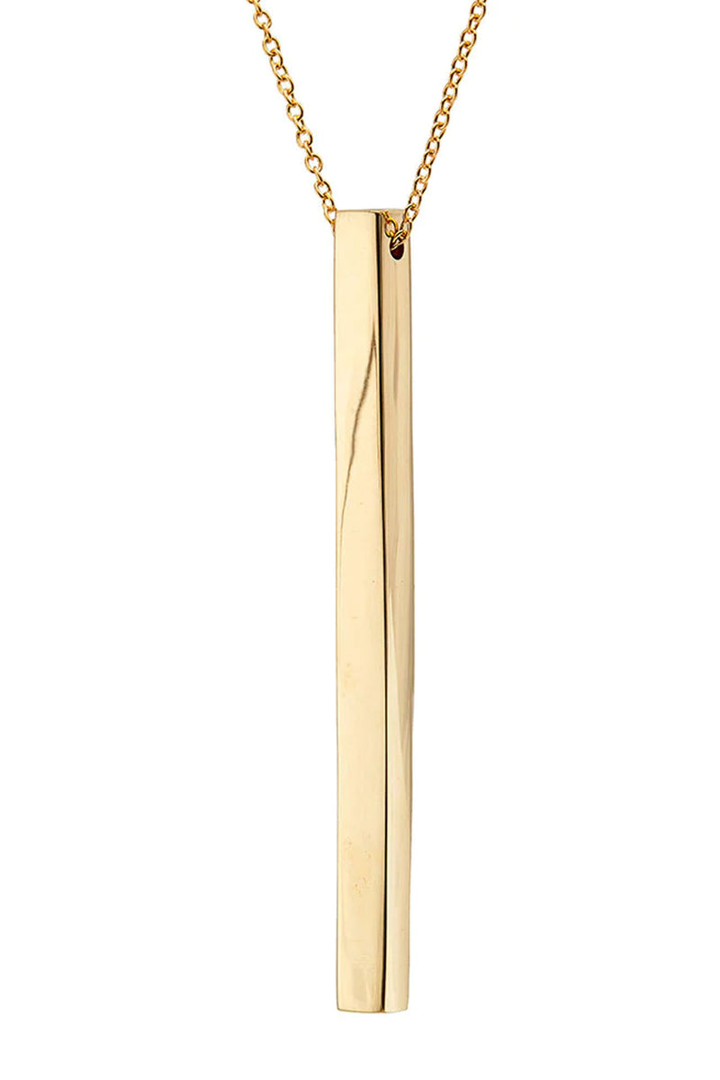 Soko Thin Bar Pendant Necklace