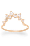 Valley Rose 14K Gold Milky Way Stacker Ring in Diamonds