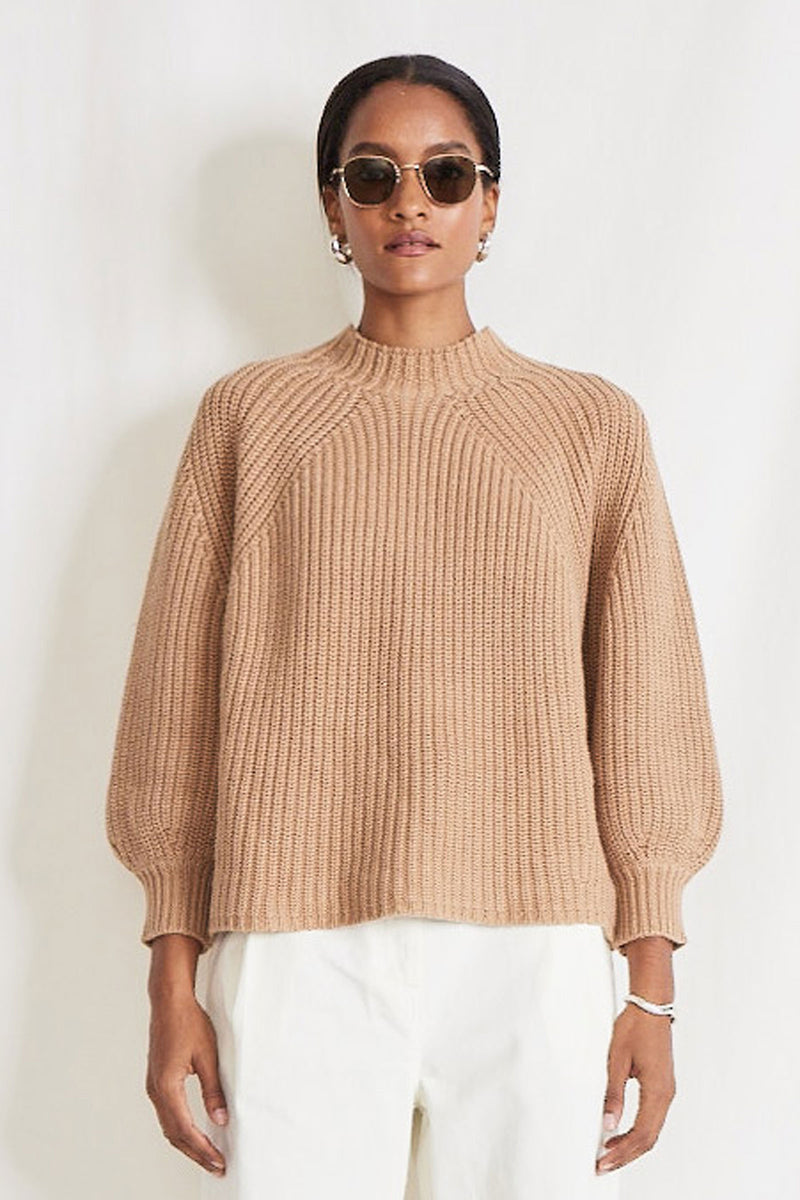 Apiece Apart Eco Nueva Meral Sweater In Camel