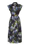 Cara Cara Octavia Dress in Wisteria Black