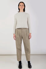 Micaela Greg Loop Rib Top in Mist