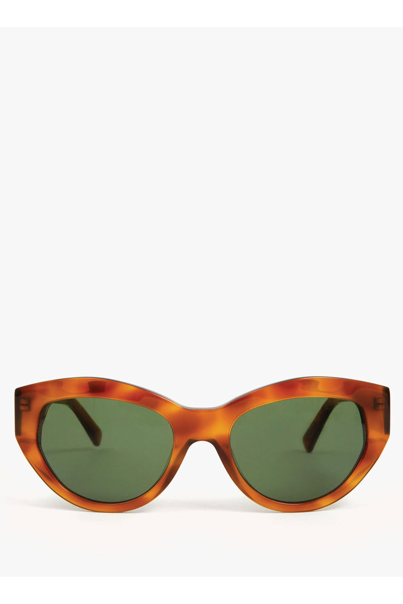 Clare Vivier Sophia Sunglasses in Havana Tortoise