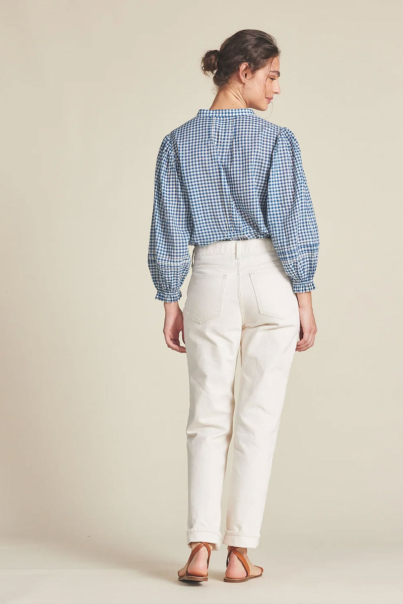 Trovata Maeve Blouse in Sailor Gingham