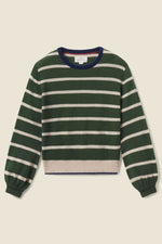 Trovata Ryann Sweater in Green Stripe