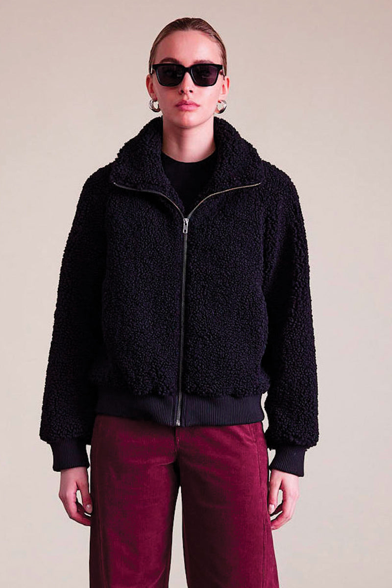 Apiece Apart Amager Bomber Jacket in Black