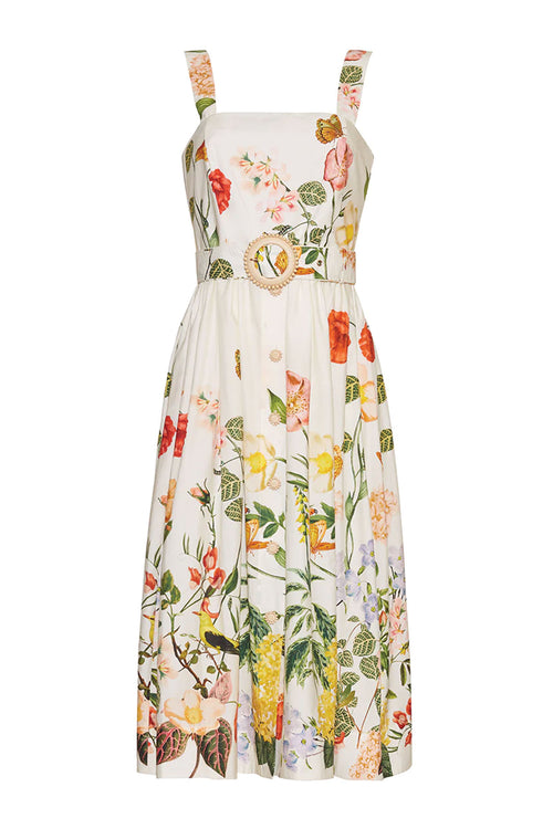 Cara Cara Candace Dress in Nectar Egret