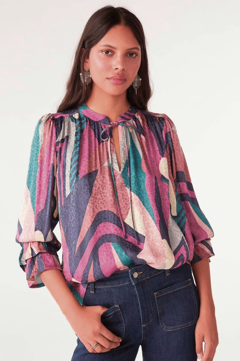 BA&SH Wim Top in Blue