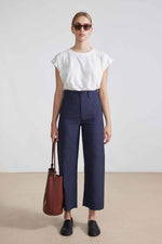 Apiece Apart Classic Merida Pant in Navy