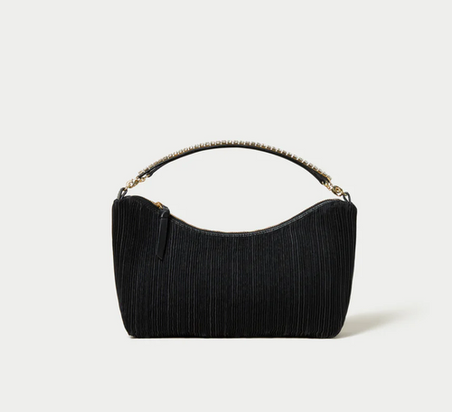Loeffler Randall Addy Mini Pleated Baguette in Black