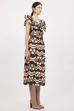 Ulla Johnson Anora Dress in Obsidian