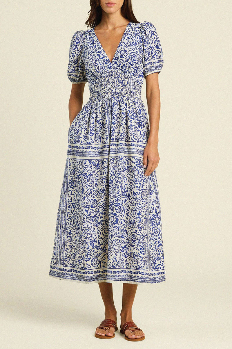 Trovata Sonia Dress in Hydra Border