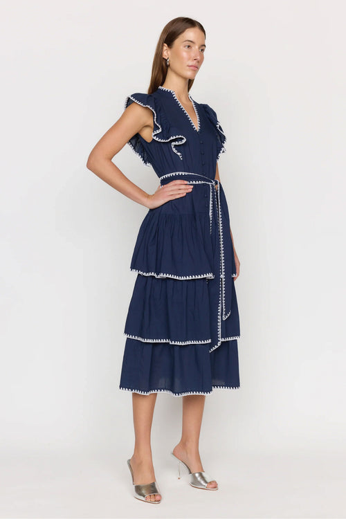 Christy Lynn Greer Dress in Navy