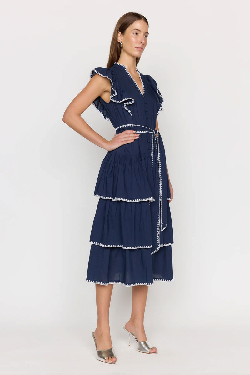 Christy Lynn Greer Dress in Navy