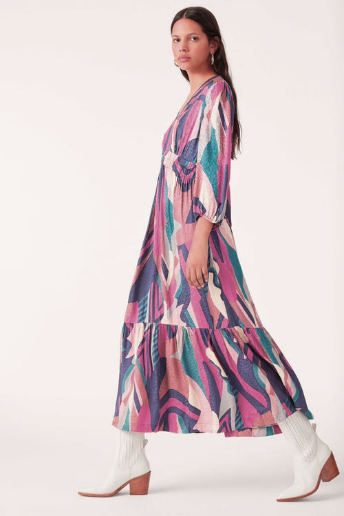 BA&SH Wina Dress in Blue