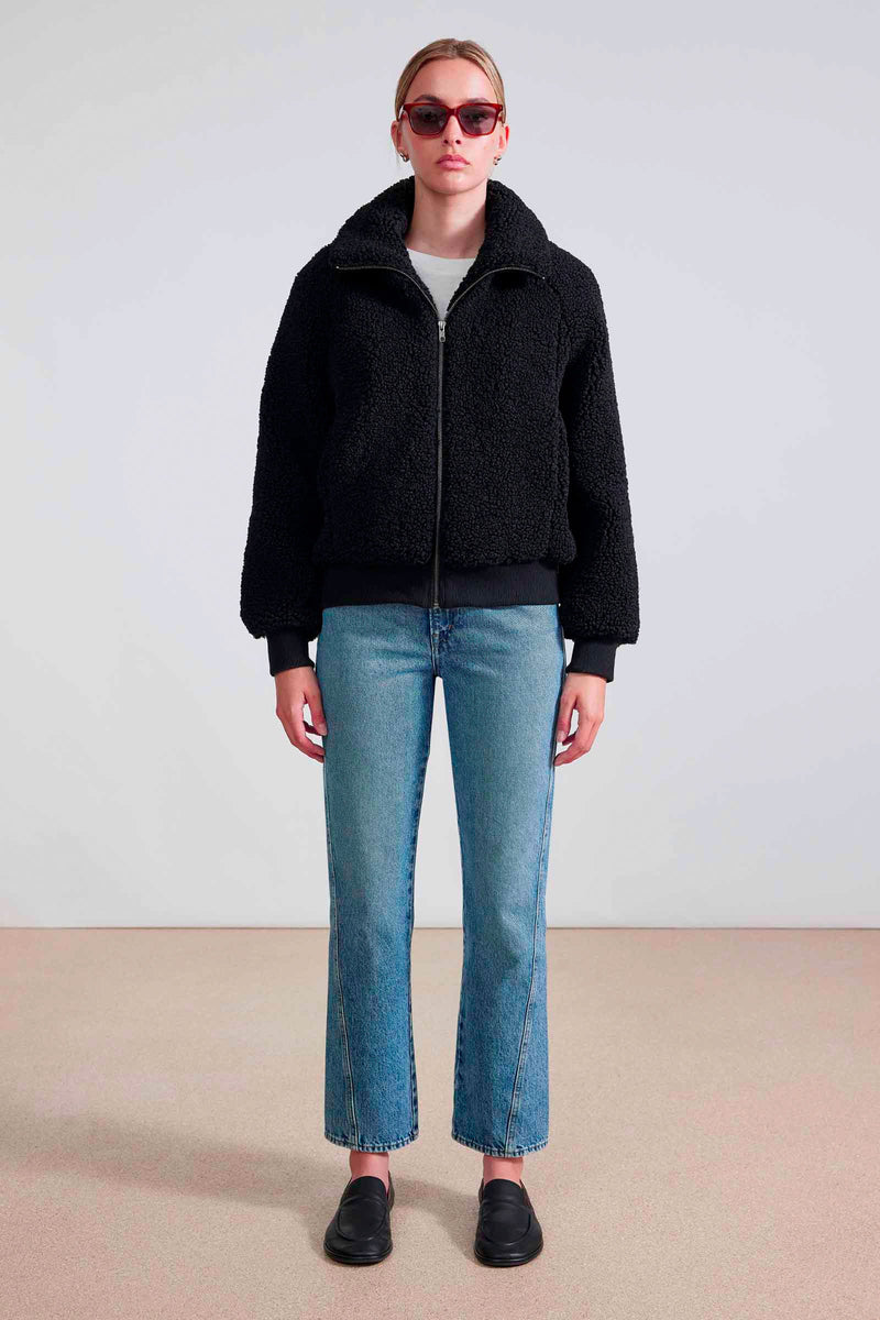 Apiece Apart Amager Bomber Jacket in Black